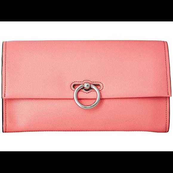 Rebecca Minkoff Jean Clutch in Coral - Picture 1 of 4